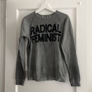 Freecity Radical Feminist Sweatshirt Grey - Small